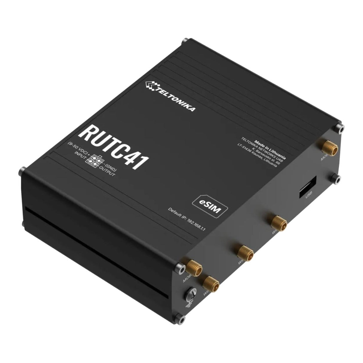 Teltonika 4G Wi-Fi 6 Wireless Industrial Router RUTC41