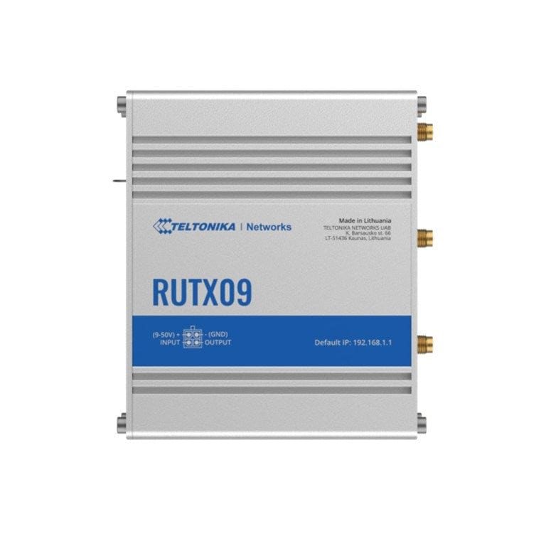 Teltonika RUTX09 wired router Aluminium