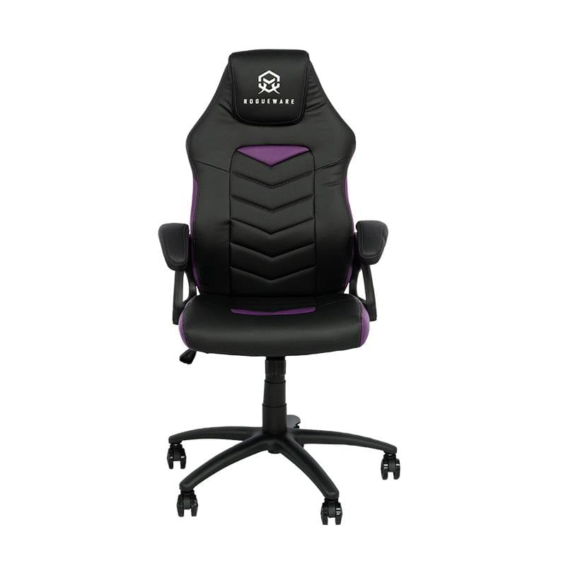 Rogueware GC100 Mainstream Gaming Chair - Black and Purple RW-GC100-BKPL