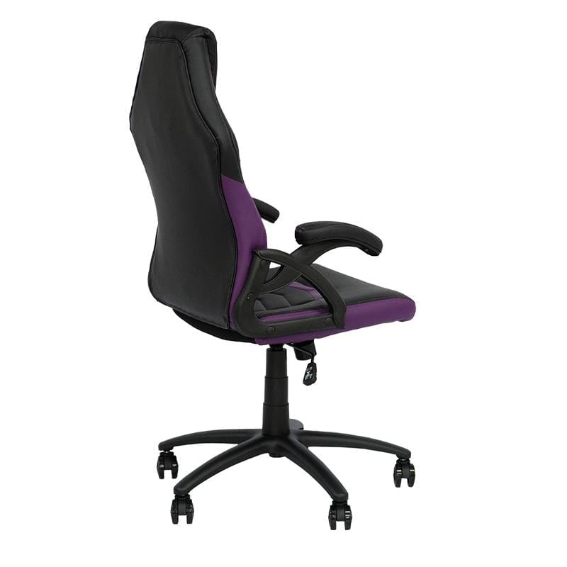 Rogueware GC100 Mainstream Gaming Chair - Black and Purple RW-GC100-BKPL