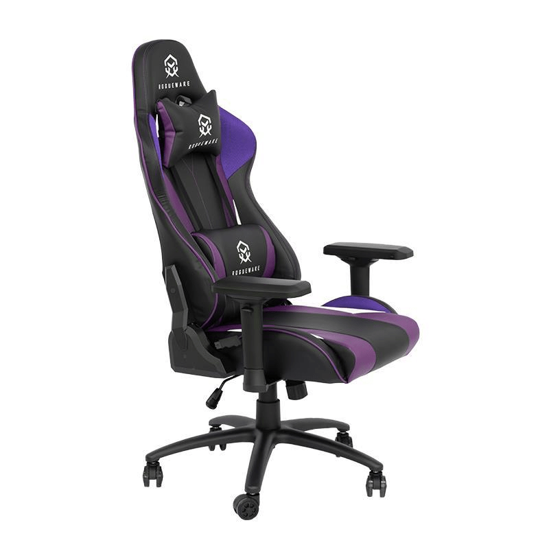 Rogueware GC200 Performance Gaming Chair - Black and Purple RW-GC200-BKPL