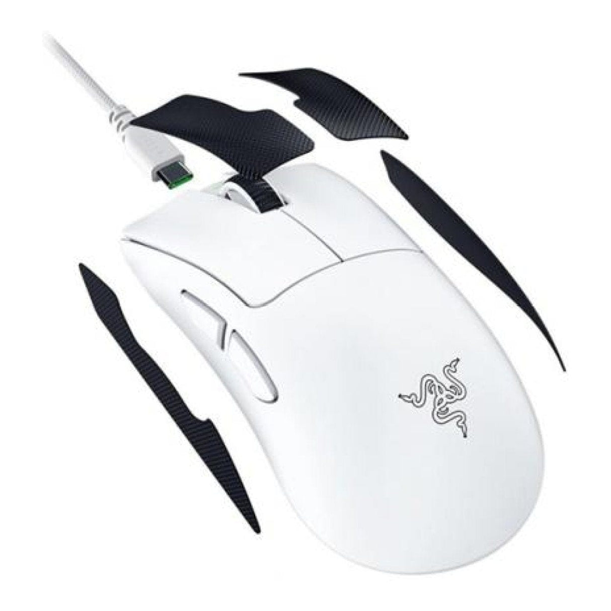 Razer DeathAdder V4 Pro RF Wireless USB Type-A Gaming Mouse White RZ01-05330200-R3G1