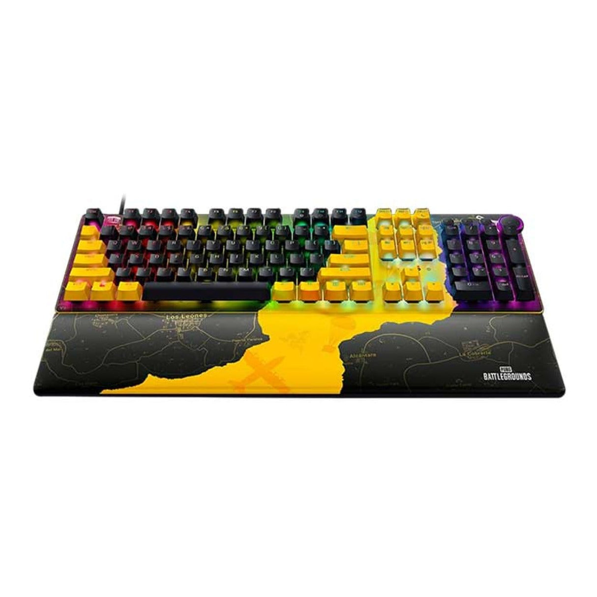 Razer Huntsman V2 Gaming Keyboard Yellow PUBG Battleground Edition RZ03-03932300-R3M1