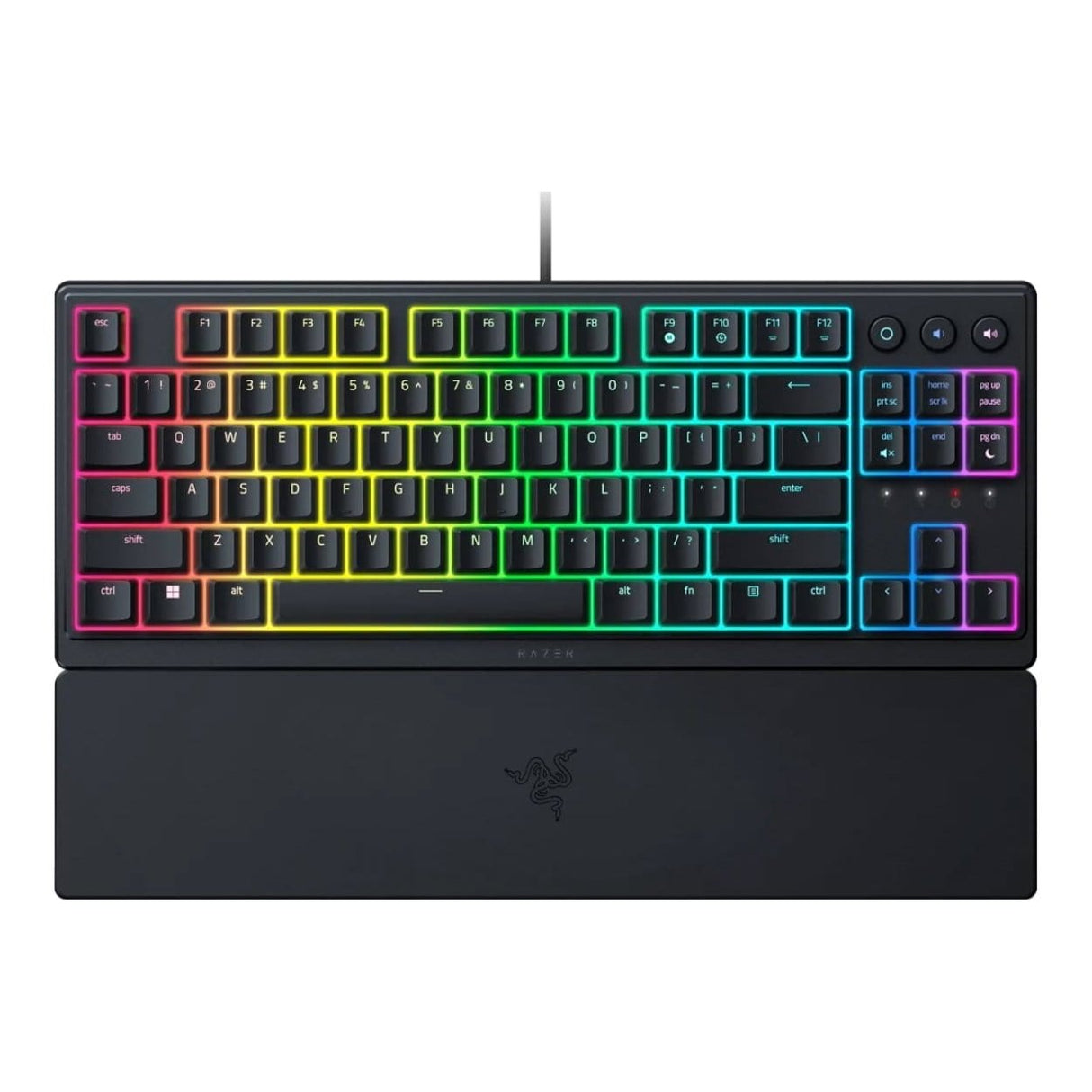 Razer Ornata V3 Low-profile RGB Tenkeyless Mecha-Membrane Gaming Keyboard Black RZ03-04880100-R3M1