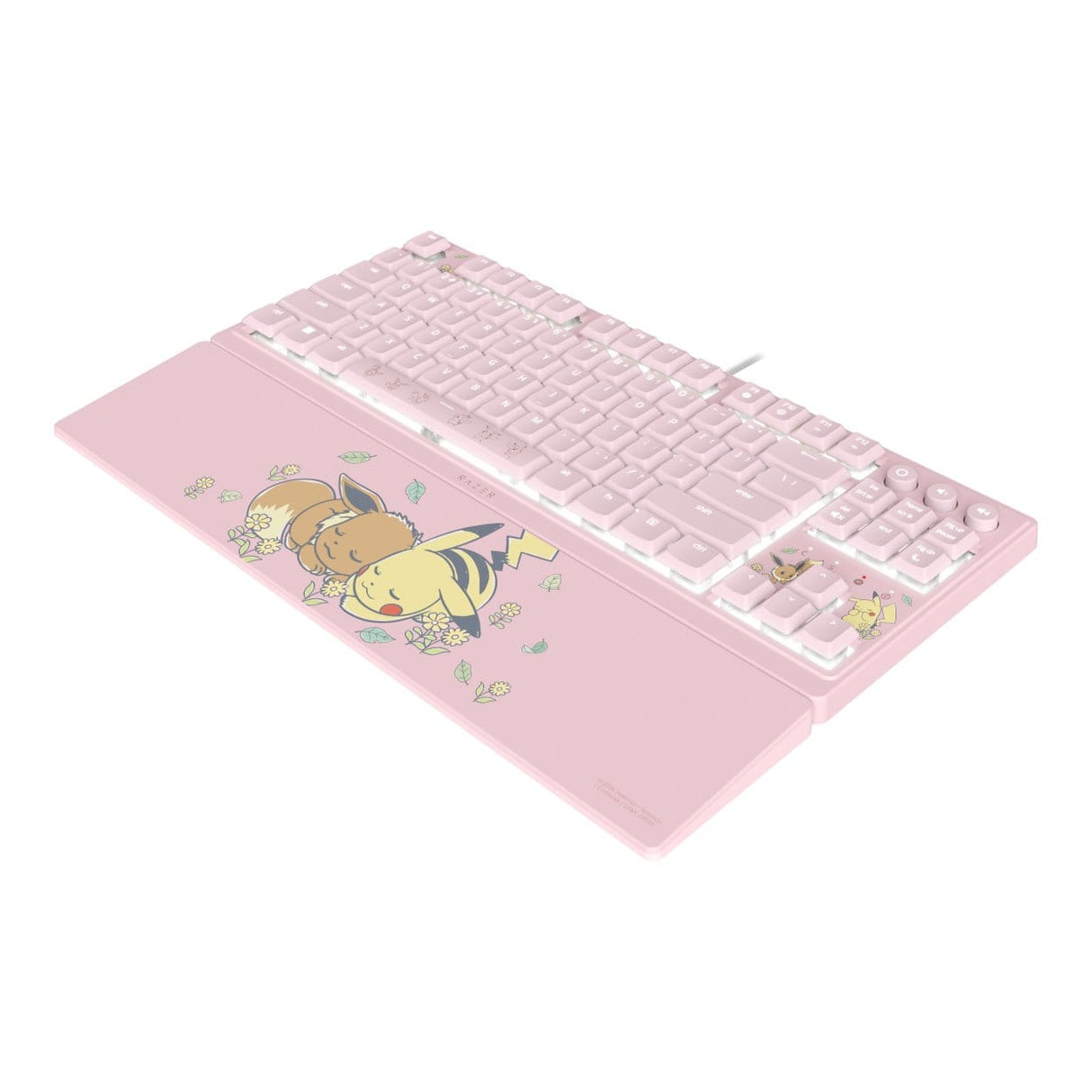 Razer Ornata V3 Tenkeyless Wired Gaming Keyboard - Pokemon Pikachu and Eevee Edition RZ03-04882400-RUEA