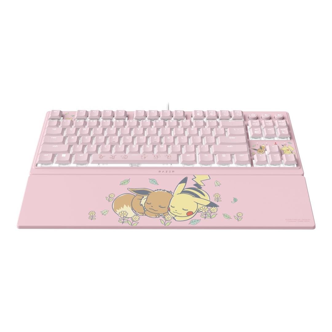 Razer Ornata V3 Tenkeyless Wired Gaming Keyboard - Pokemon Pikachu and Eevee Edition RZ03-04882400-RUEA