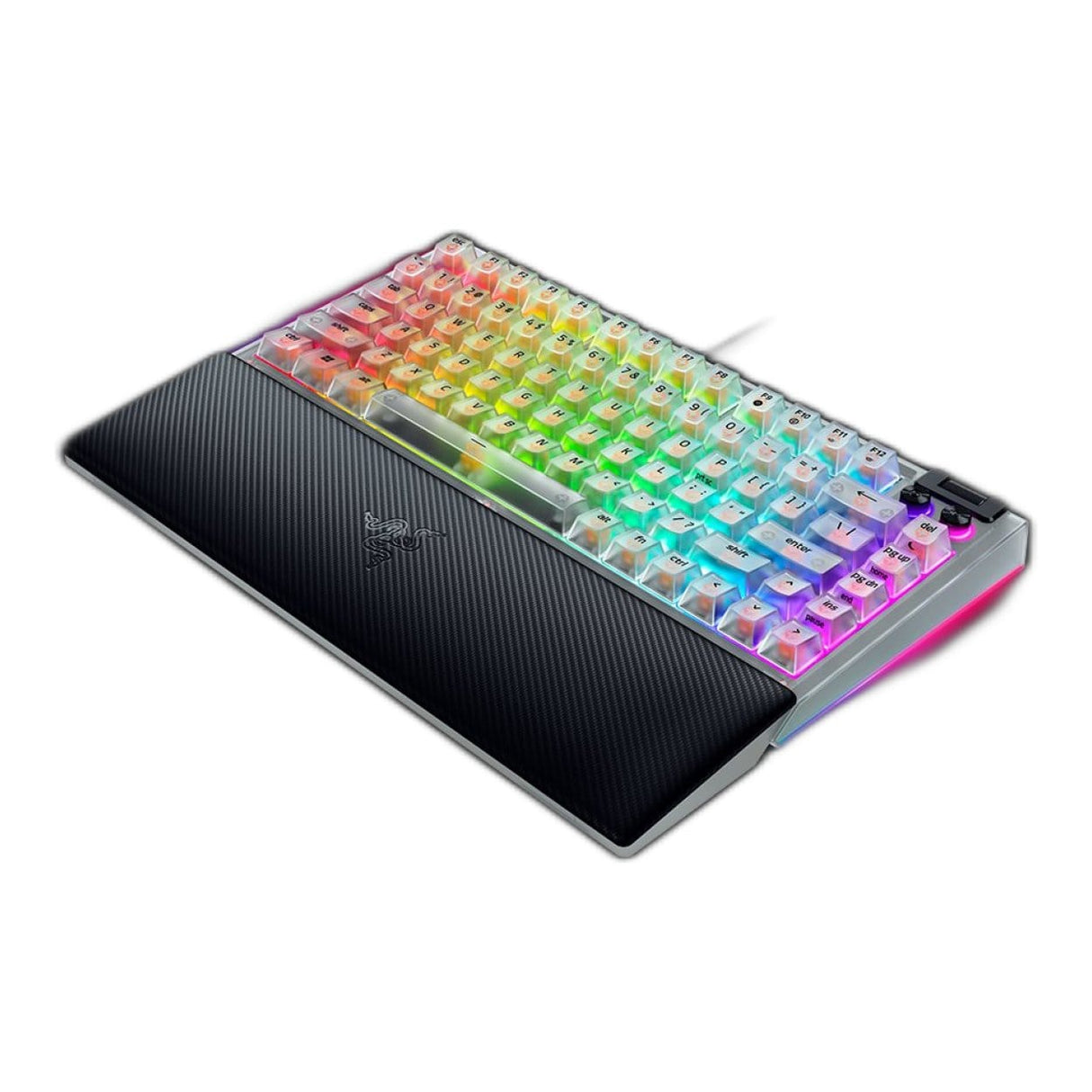 Razer BlackWidow V4 75 Gaming Keyboard Phantom White Edition RZ03-05003500-R3M1