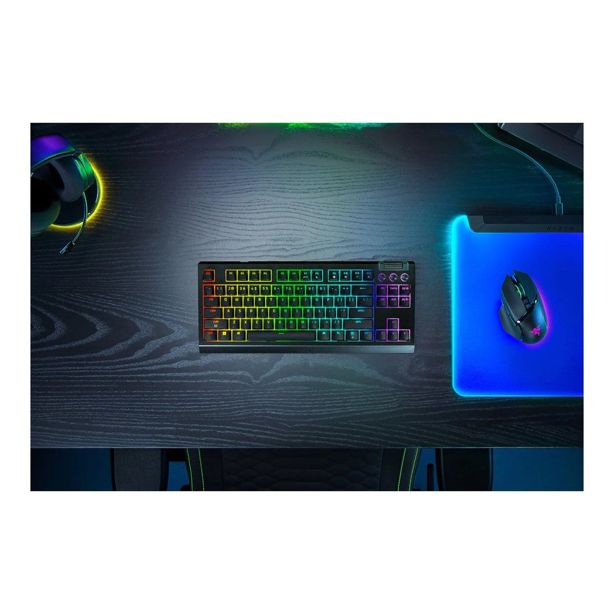 Razer BlackWidow V4 Tenkeyless HyperSpeed Wireless Mechanical Gaming Keyboard - Black RZ03-05480100-R3M1