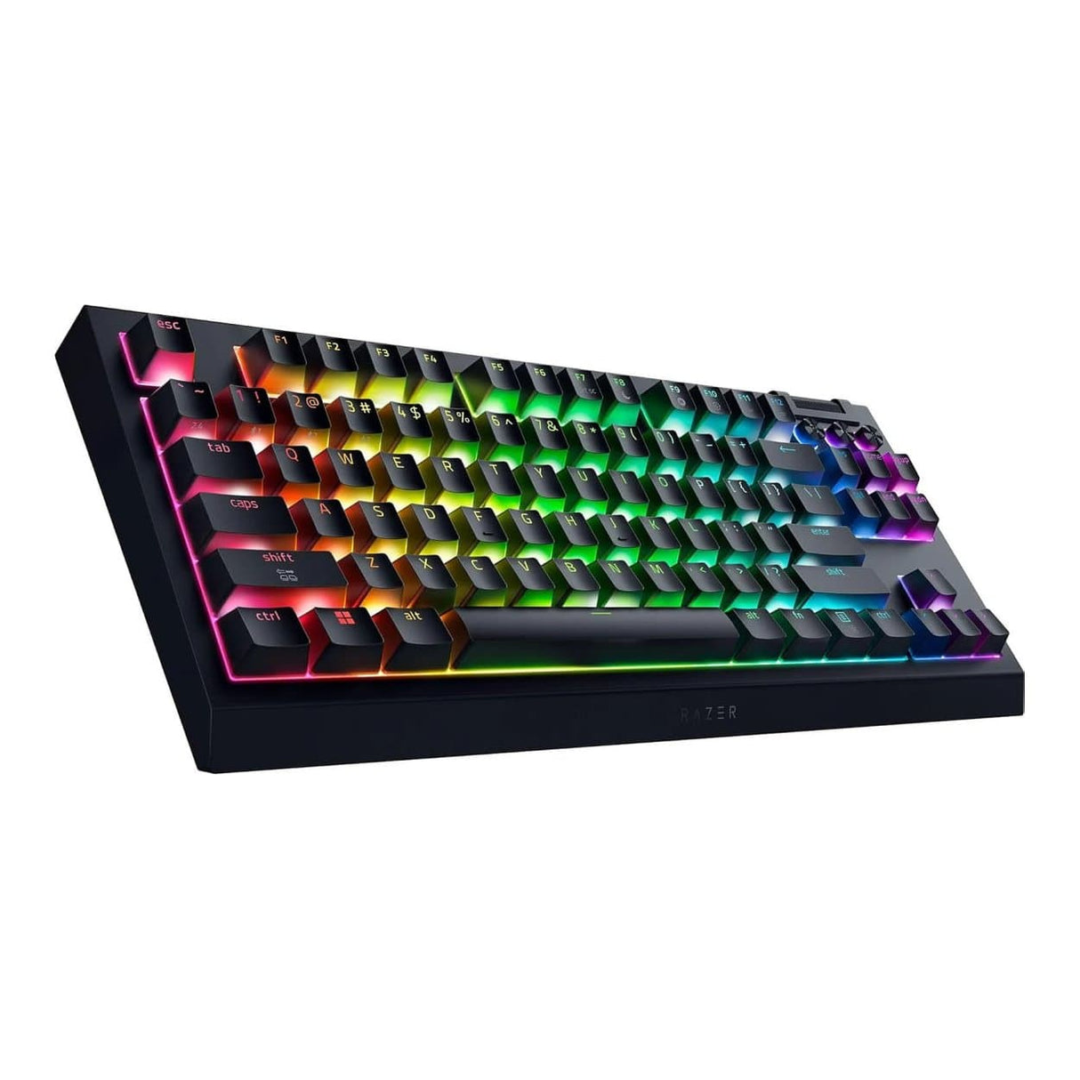 Razer BlackWidow V4 Tenkeyless HyperSpeed Wireless Mechanical Gaming Keyboard - Black RZ03-05480100-R3M1