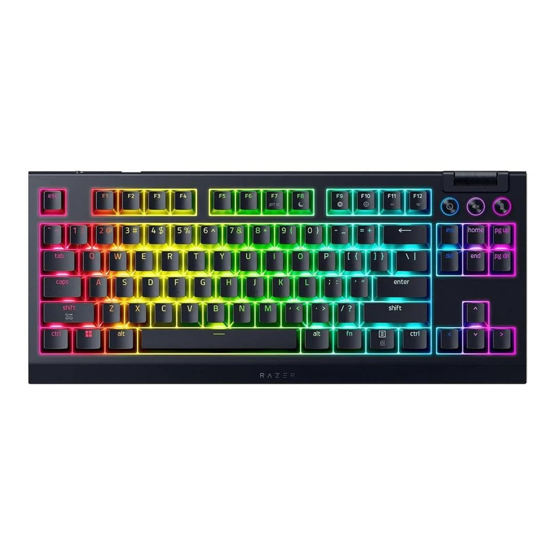 Razer BlackWidow V4 Tenkeyless HyperSpeed Wireless Mechanical Gaming Keyboard - Black RZ03-05480100-R3M1