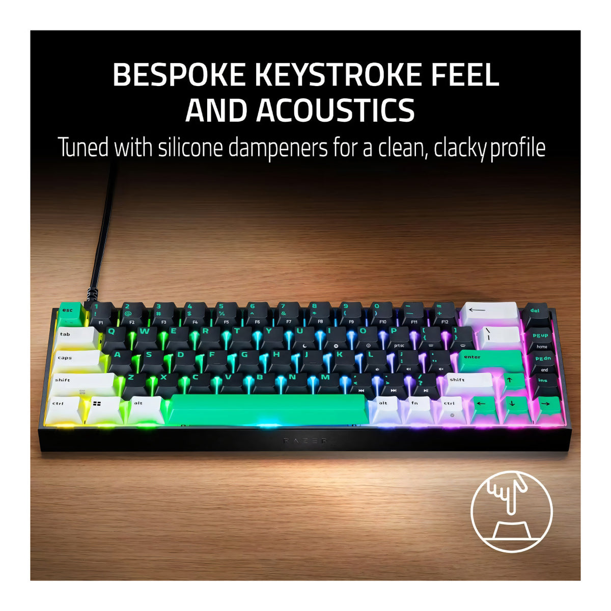 Razer Reclusa X Mini 65 Mechanical Gaming Keyboard - Black RZ03-05980100-R3M1