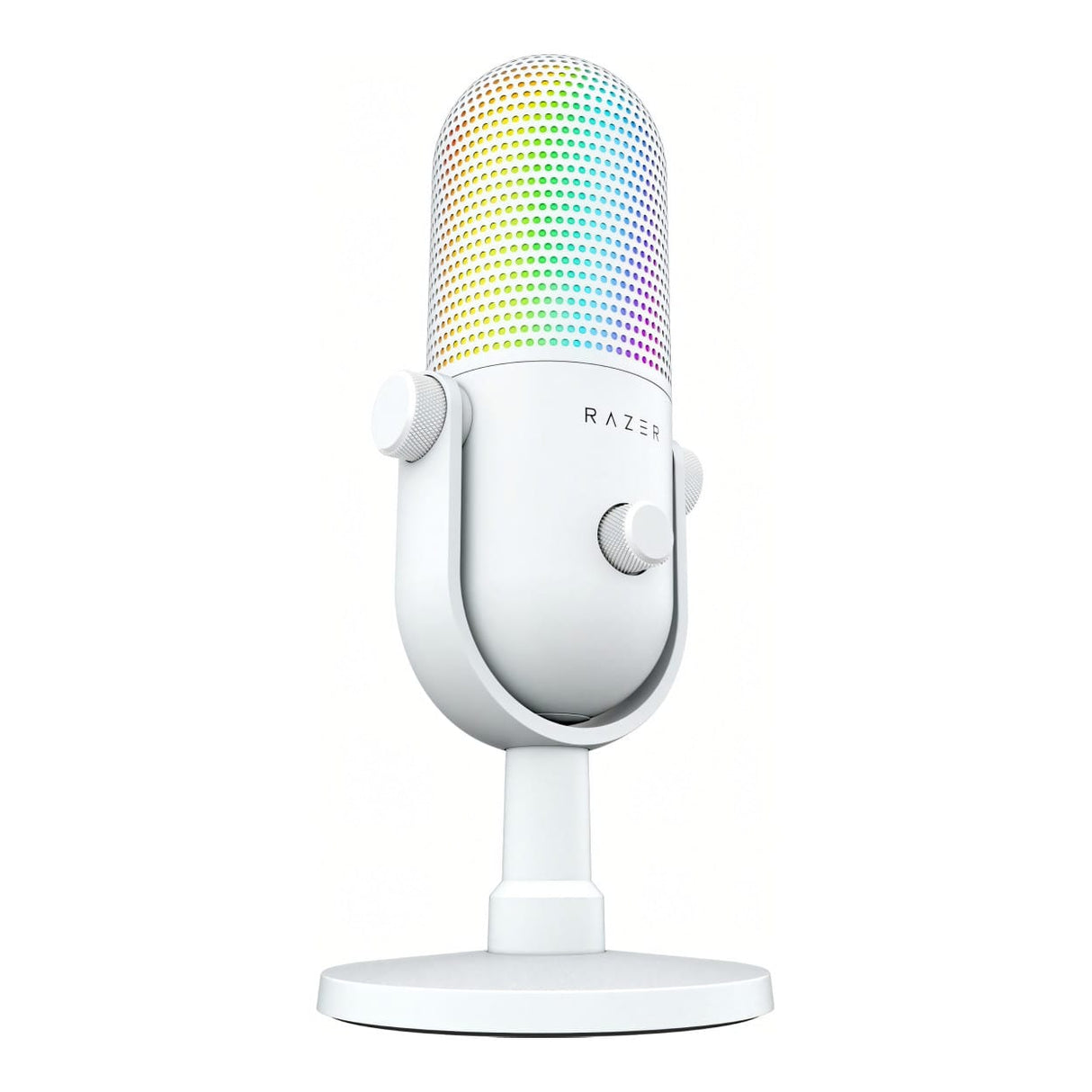 Razer Seiren V3 Chroma 32-bit DSP RGB USB Microphone - White RZ19-05990200-R3M1
