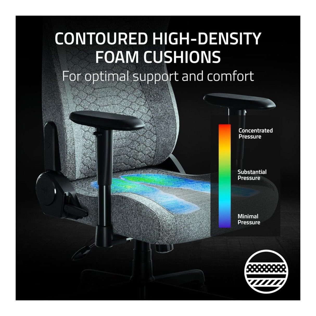 Razer Iskur V2 X Gaming Chair Light Grey RZ38-05310200-R3G1