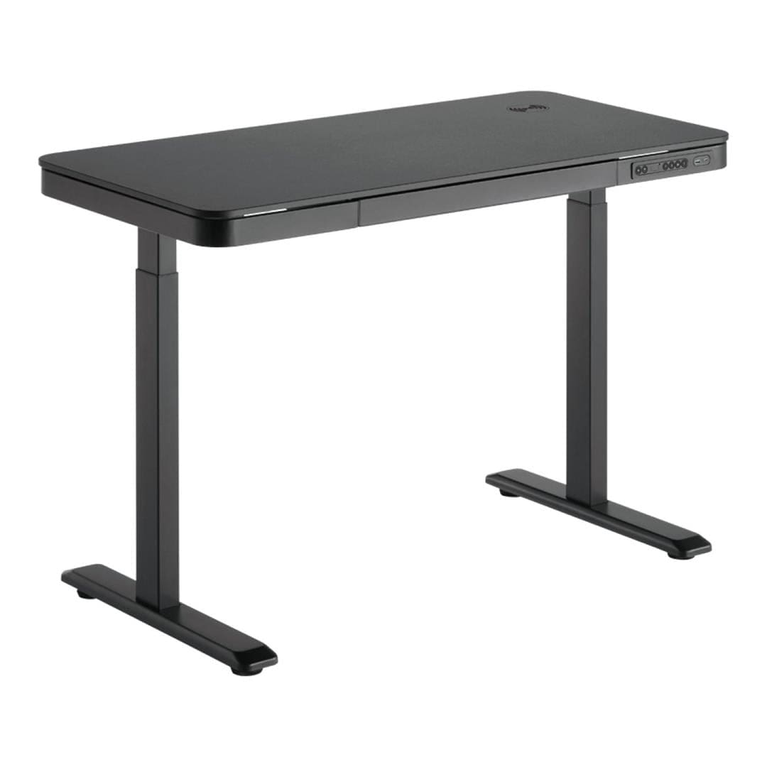 Lumi S08-22D-SWW Single Motor Sit-Stand Desk Black