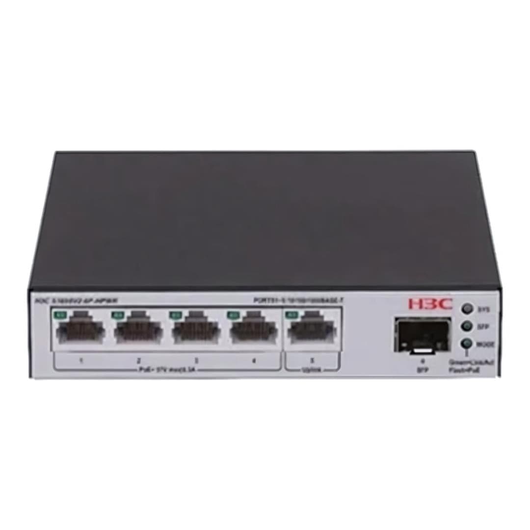 H3C S1600V2-6P-HPWR L2 Ethernet Switch