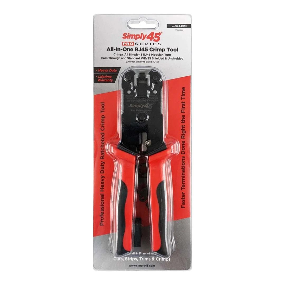 Simply45 ProSeries All-in-One RJ45 Crimp Tool S45-C101