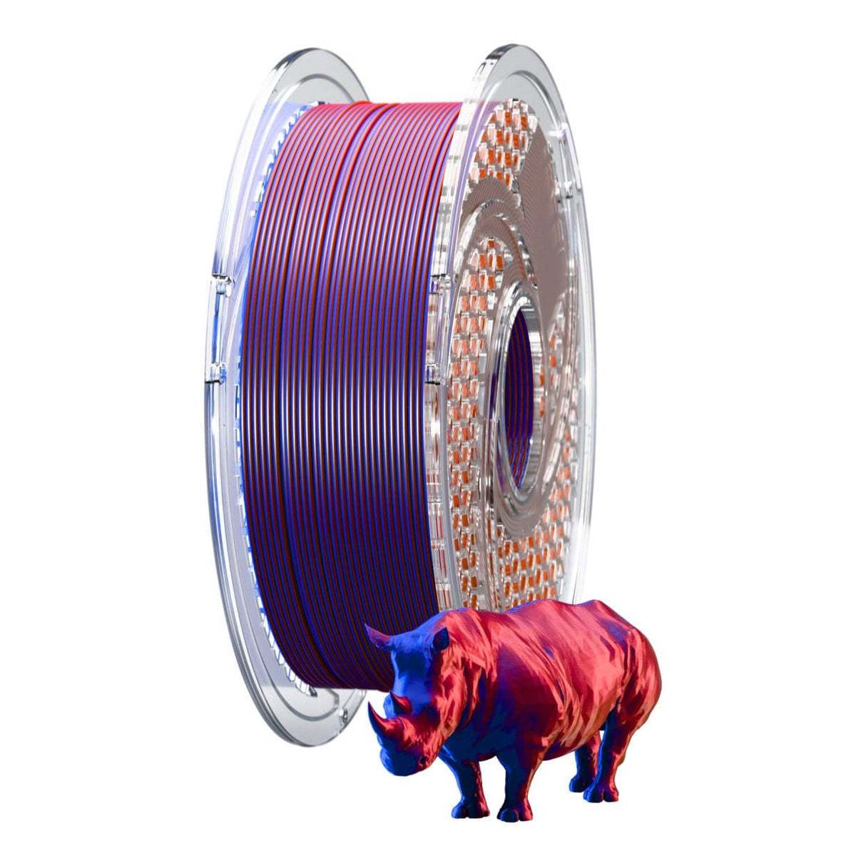 SA Filament 1.75mm Dual Silk PLA 750g Filament Blue Blood SAF-PLADU-C29
