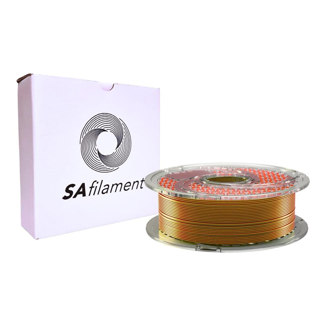 SA Filament 1.75mm Dual Silk PLA 750g Filament Golden Scarlet SAF-PLADU-C30