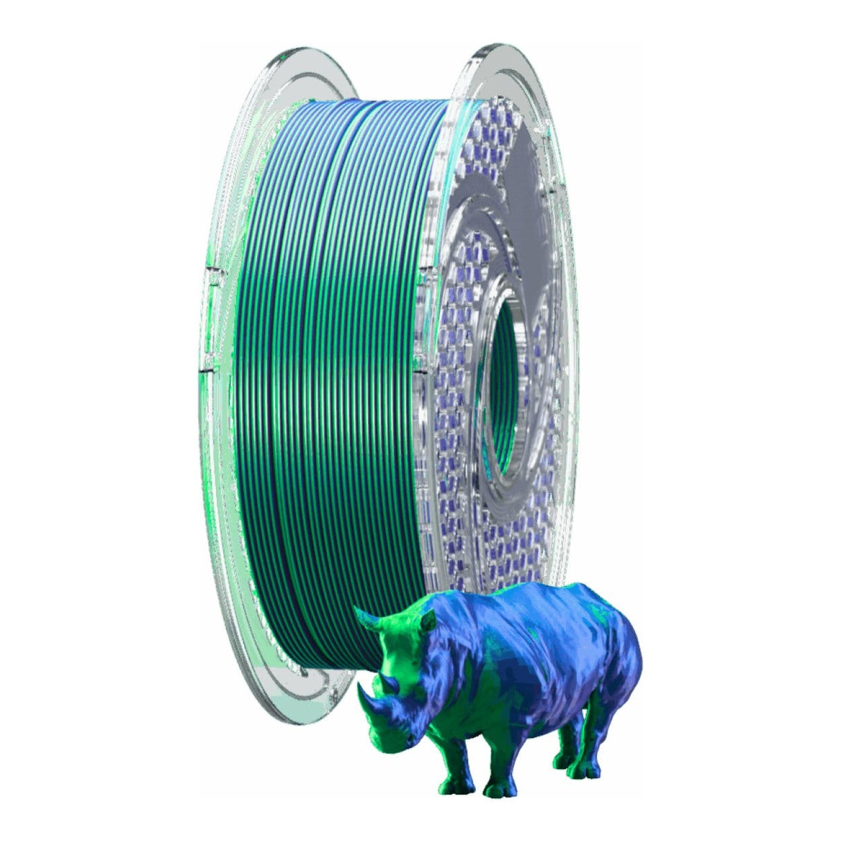 SA Filament 1.75mm Dual Silk PLA 750g Filament Sapphire Forest SAF-PLADU-C39