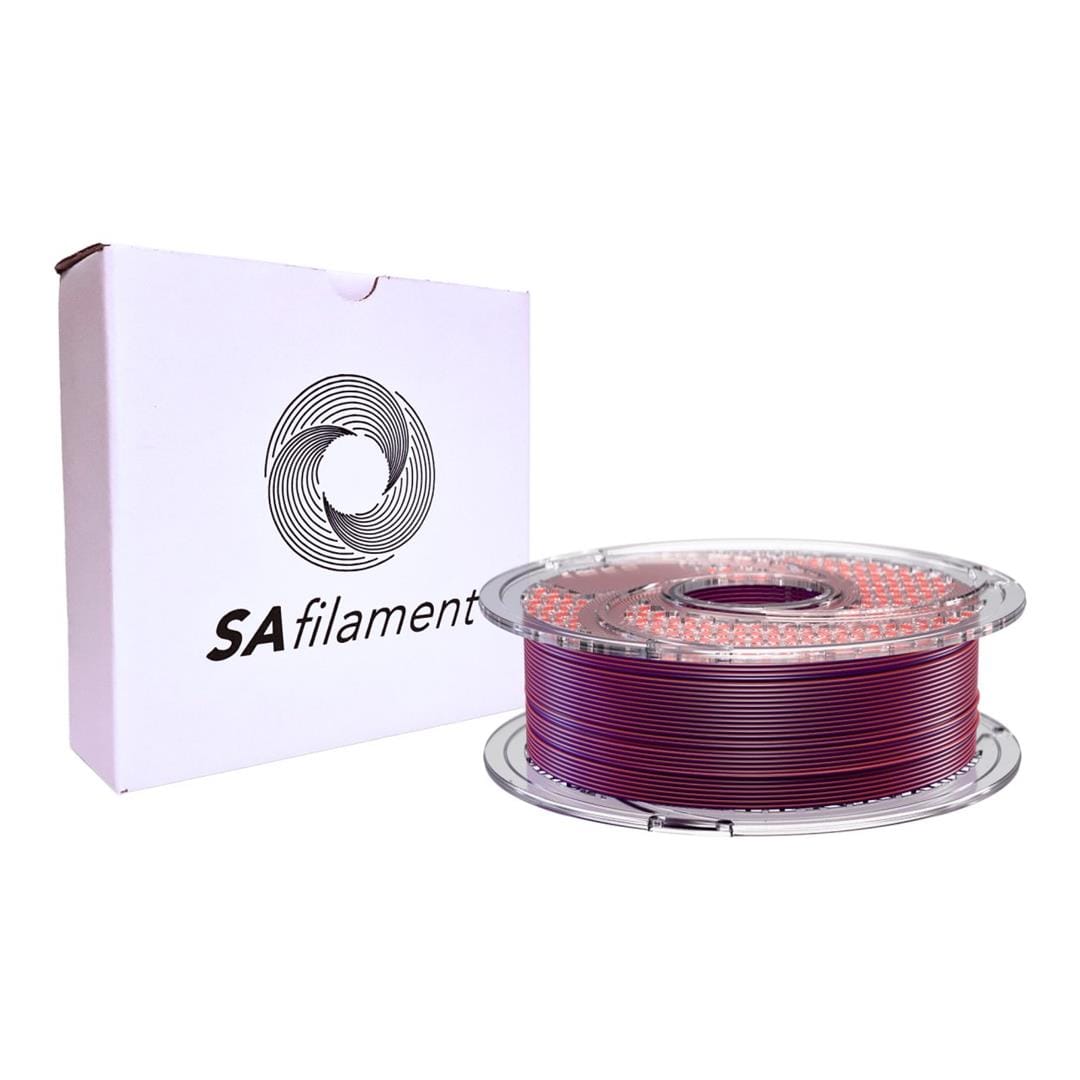 SA Filament 1.75mm Dual Silk PLA 750g Filament Crimson Eclipse SAF-PLADU-C44