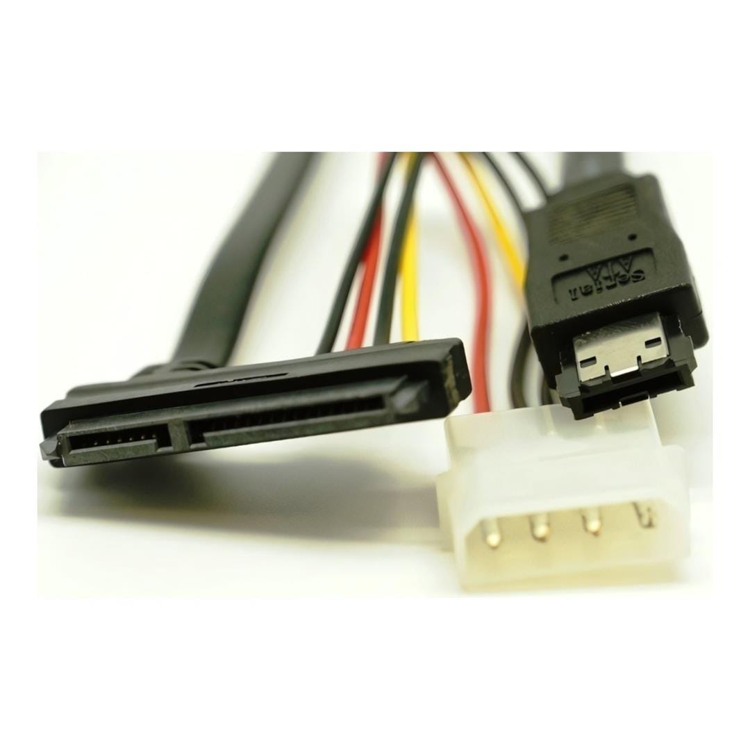UniQue 4pin Molex to SATA 15pin Power Socket Cable SATATOESATACABL