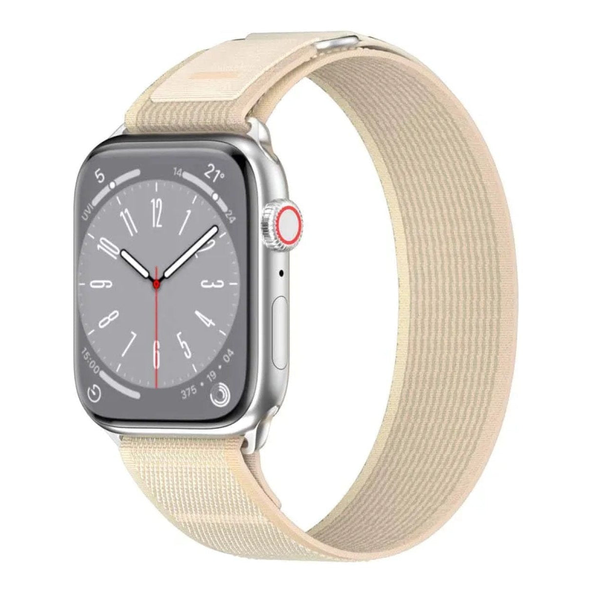 SwitchEasy 41mm Flex Woven Nylon Watch Loop for Apple Watch Starlight SAW341161SI23