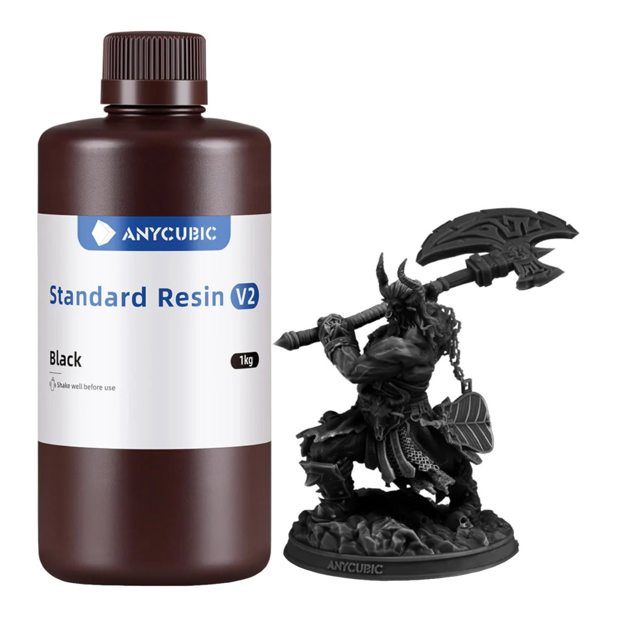 Anycubic V2 Standard Resin 1Kg - Black SBZ2BK-10
