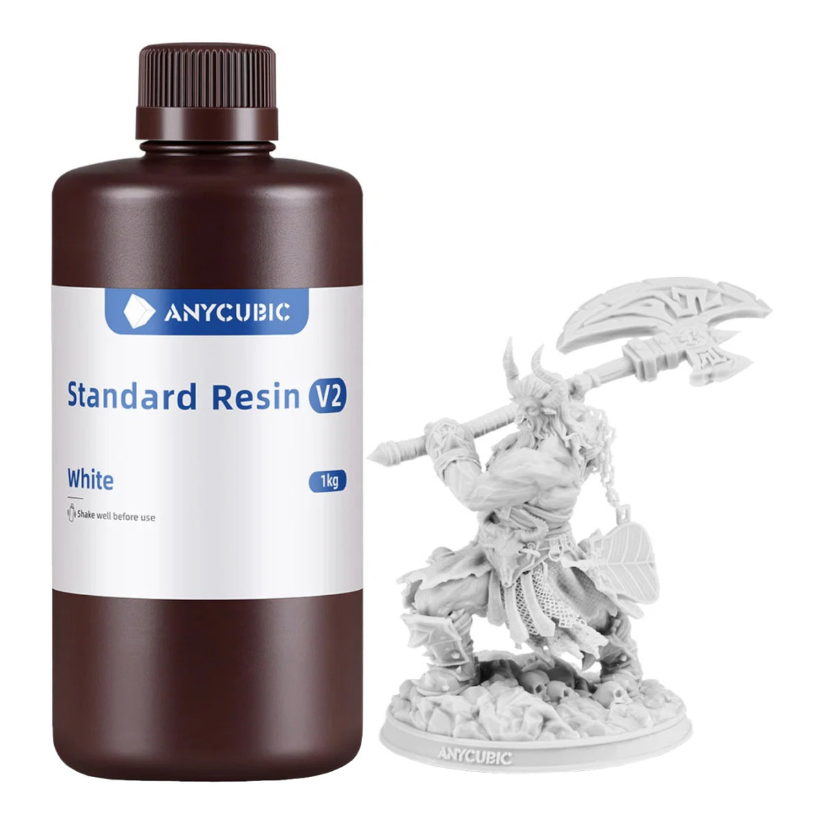 Anycubic Standard V2 Resin 1Kg - White SBZ2HG-10