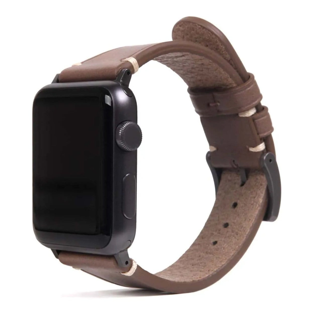 SLG D7 Italian Buttero 44mm Leather Strap for Apple Watch Beige SD-D7B-S-AW44-BG
