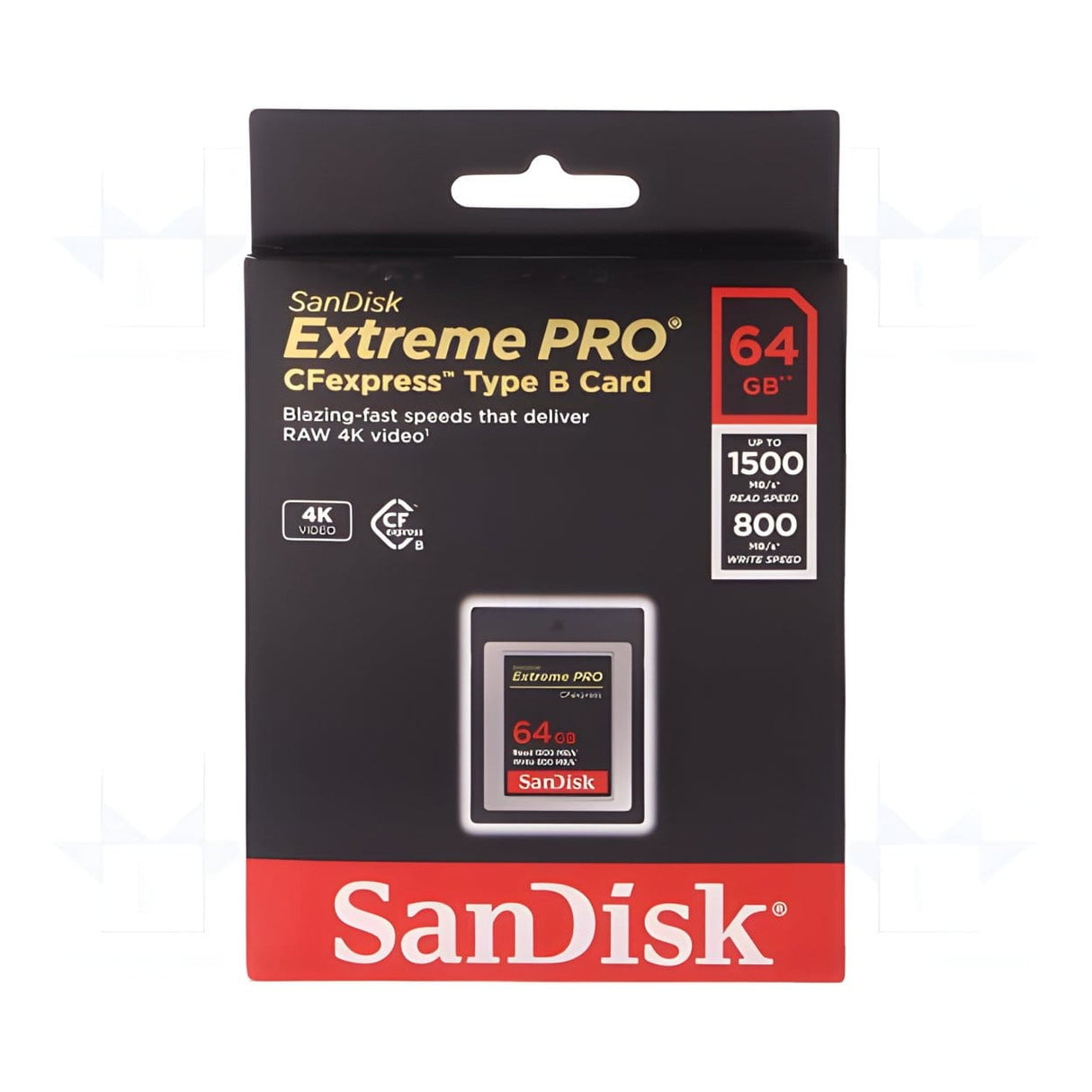 Sandisk Extreme Pro 64GB CFexpress Type-B Memory Card SDCFE-064G-GN4NN
