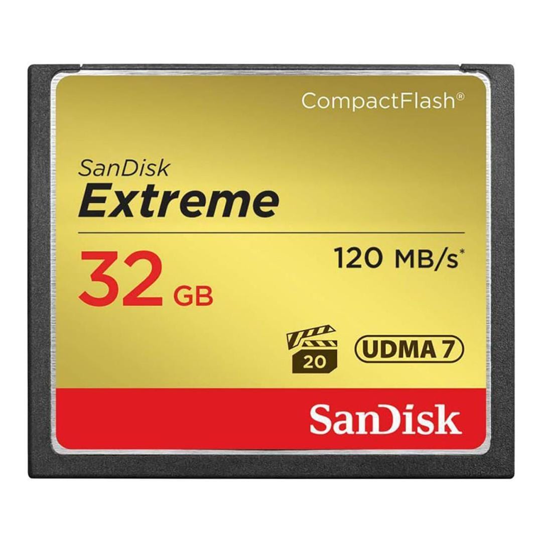 SanDisk 32GB Extreme CompactFlash Memory Card SDCFXSB-032G-G46