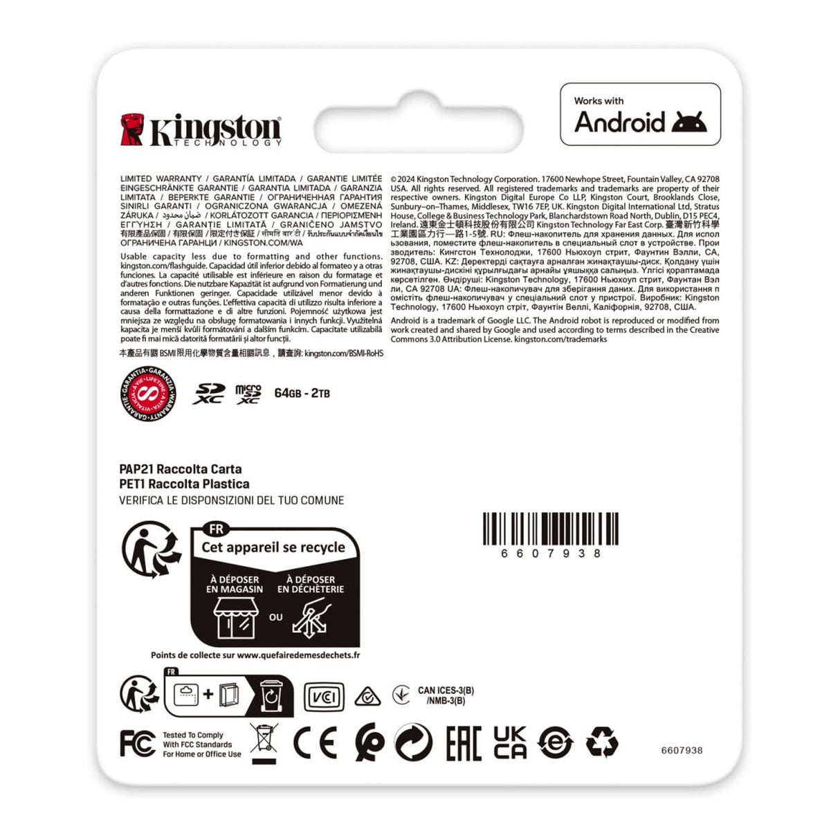 Kingston Technology Canvas Go Plus 256GB microSDXC Gen4 A2 U3 V30 Memory Card SDCG4/256GB