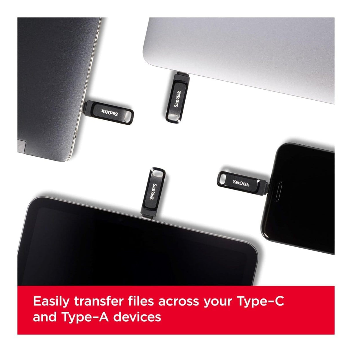 SanDisk Ultra Dual Drive Go 512GB USB Flash Drive Black SDDDC3-512G-G46