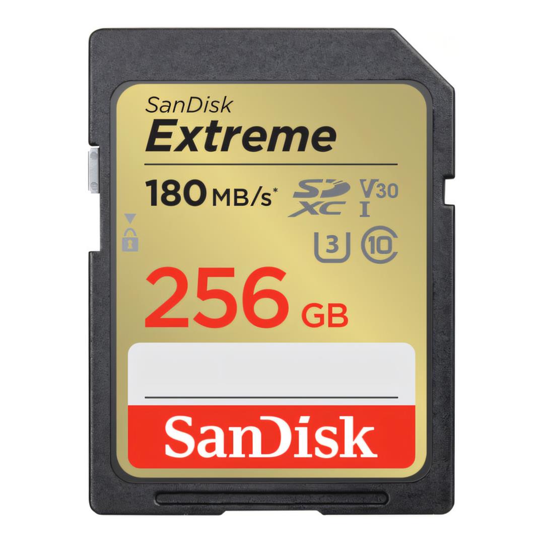 SanDisk Extreme 256GB SDXC UHS-I Memory Card SDSDXVV-256G-GNCIN