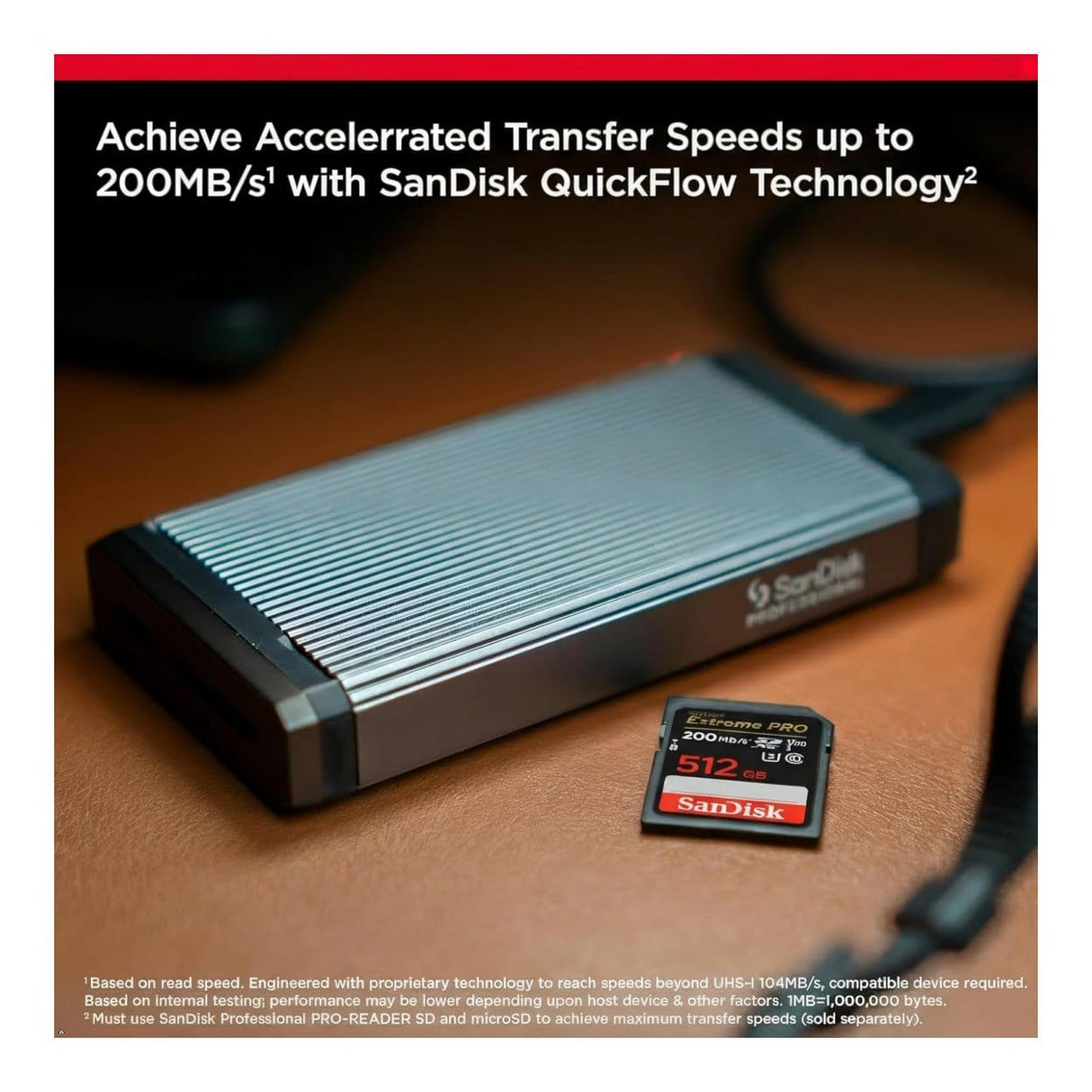 SanDisk Extreme Pro 512GB SDXC Class 10 Memory Card SDSDXXD-512G-GN4IN