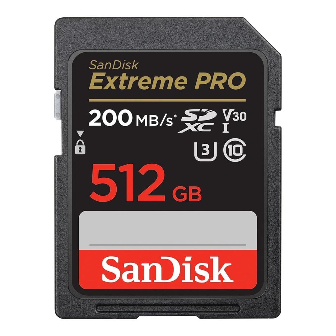 SanDisk Extreme Pro 512GB SDXC Class 10 Memory Card SDSDXXD-512G-GN4IN