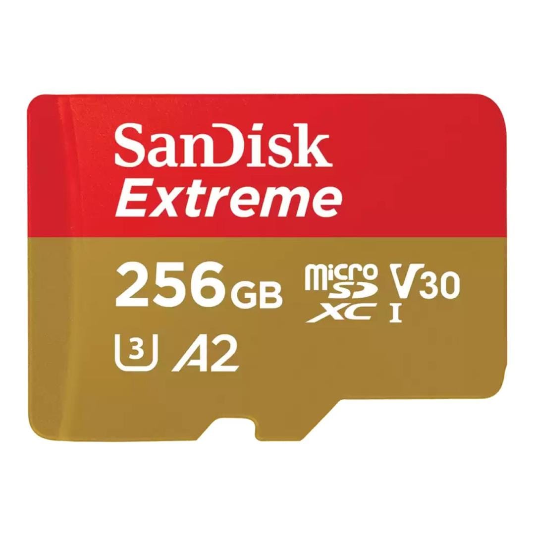 SanDisk Extreme 256GB microSDXC Memory Card SDSQXAV-256G-IN6MS
