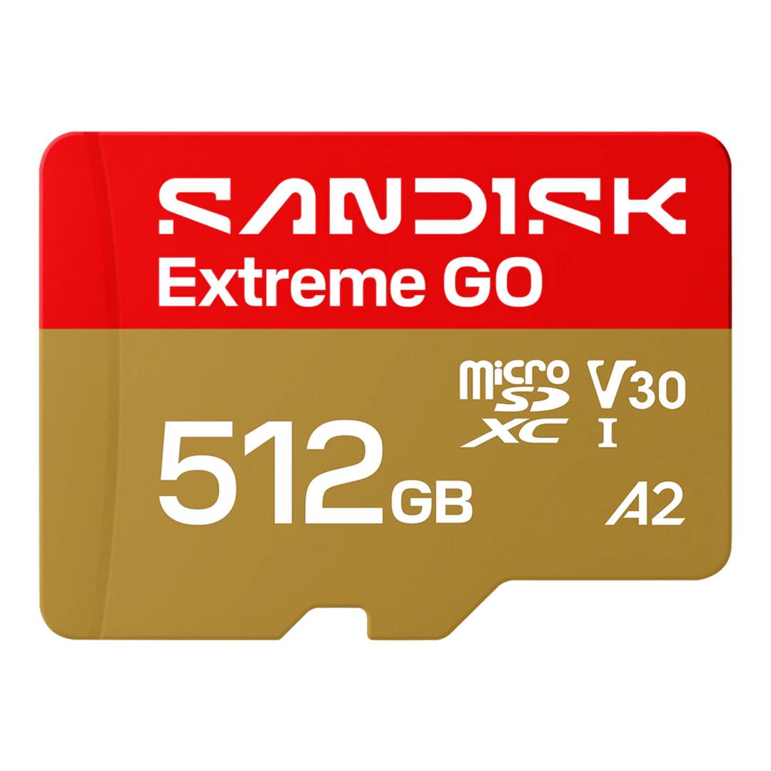 SanDisk Extreme GO 512GB UHS-I microSD Memory Card SDSQXGN-512G-GN6MN