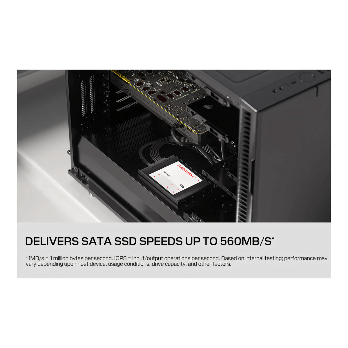 SanDisk 520 2.5-inch 1TB SATA III 3D TLC NAND Internal SSD SDSS51100TAB-000G0
