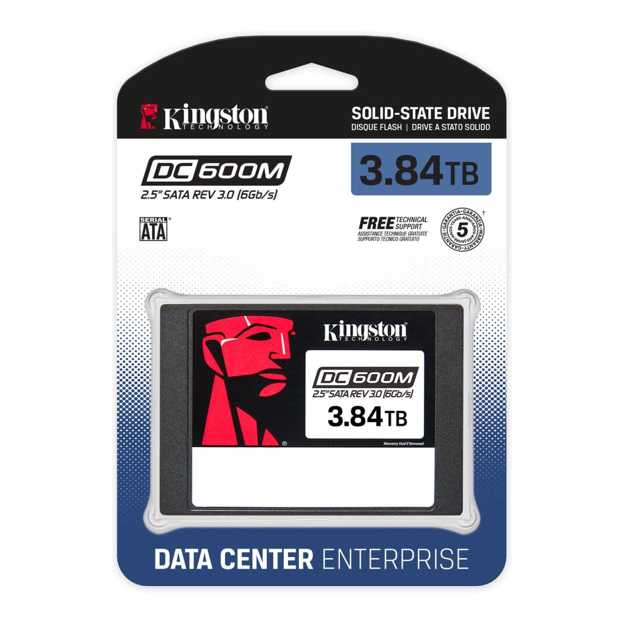 Kingston DC600M 3.84TB 2.5-inch SATA 3.0 Enterprise Internal SSD SEDC600M/3840G