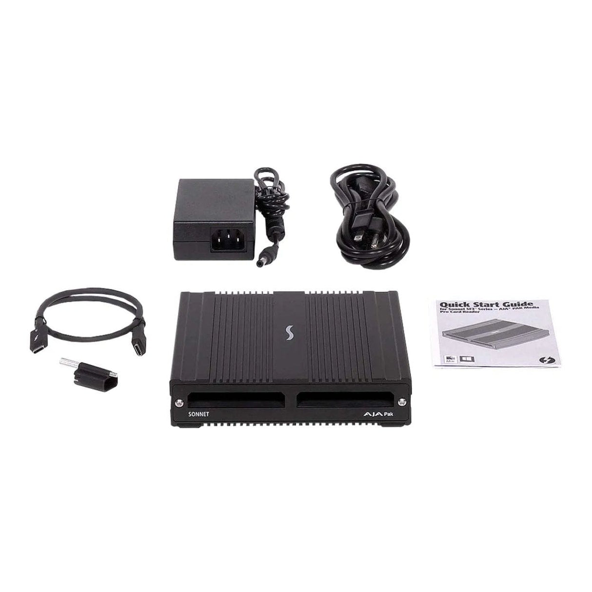 Sonnet SF3 Series Pro Dual-slot AJA PAK Media Thunderbolt Card Reader SF3-AJAPK
