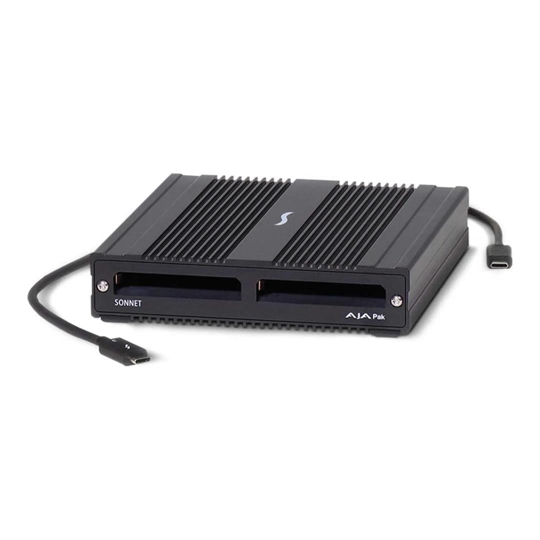 Sonnet SF3 Series Pro Dual-slot AJA PAK Media Thunderbolt Card Reader SF3-AJAPK