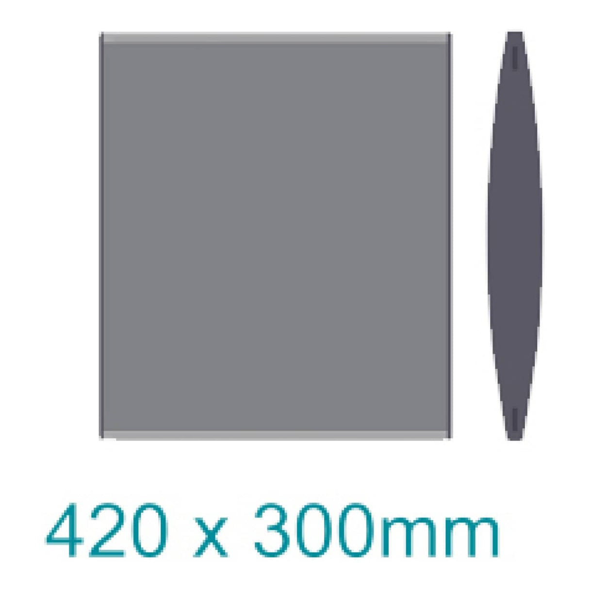 Parrot Sign Frame 420x300mm Double Sided Wall Mounted SF4130