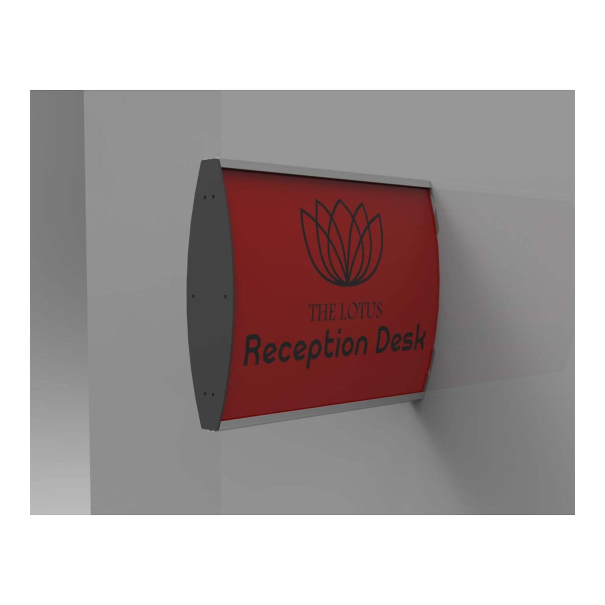 Parrot Sign Frame 420x300mm Double Sided Wall Mounted SF4130