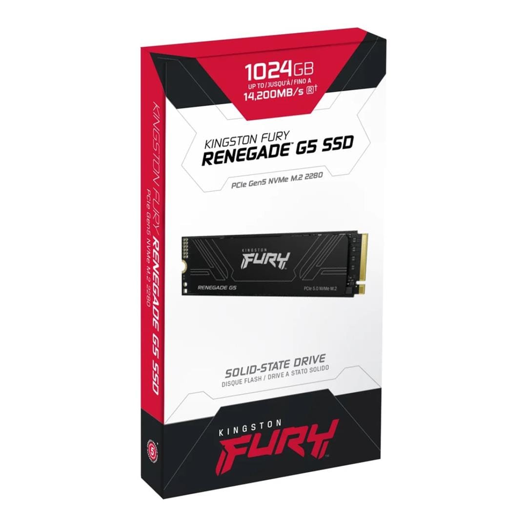 Kingston FURY Renegade G5 M.2 1024GB PCIe 5.0 NVMe Internal SSD SFYR2S/1T0