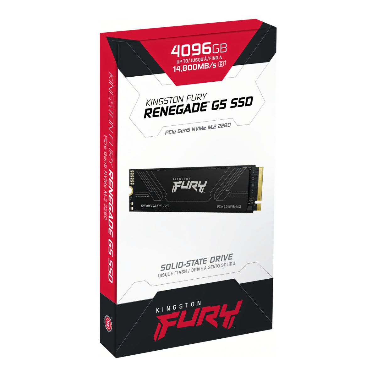 Kingston FURY Renegade G5 4TB PCIe 5.0 NVMe M.2 Internal SSD SFYR2S/4T0
