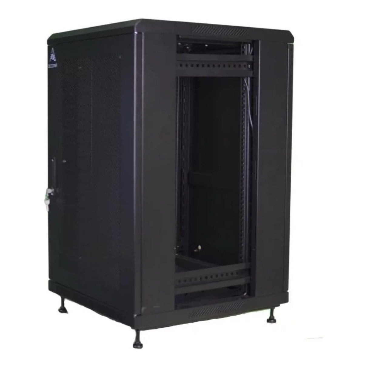 Acconet 18U Unassembled Floor Standing 600mm Cabinet Perforated SH05A-6618A-P