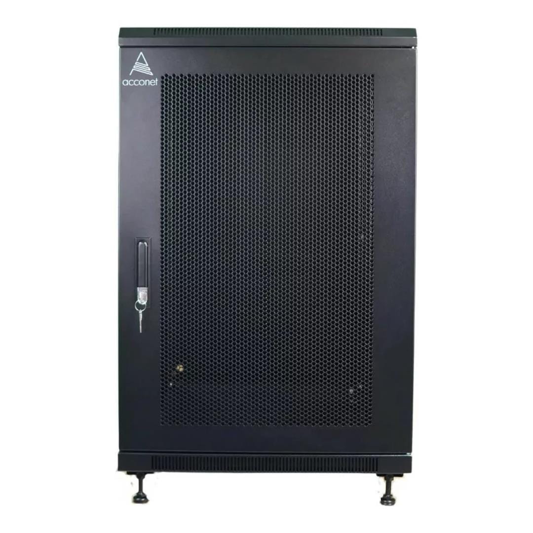 Acconet 18U Unassembled Floor Standing 600mm Cabinet Perforated SH05A-6618A-P
