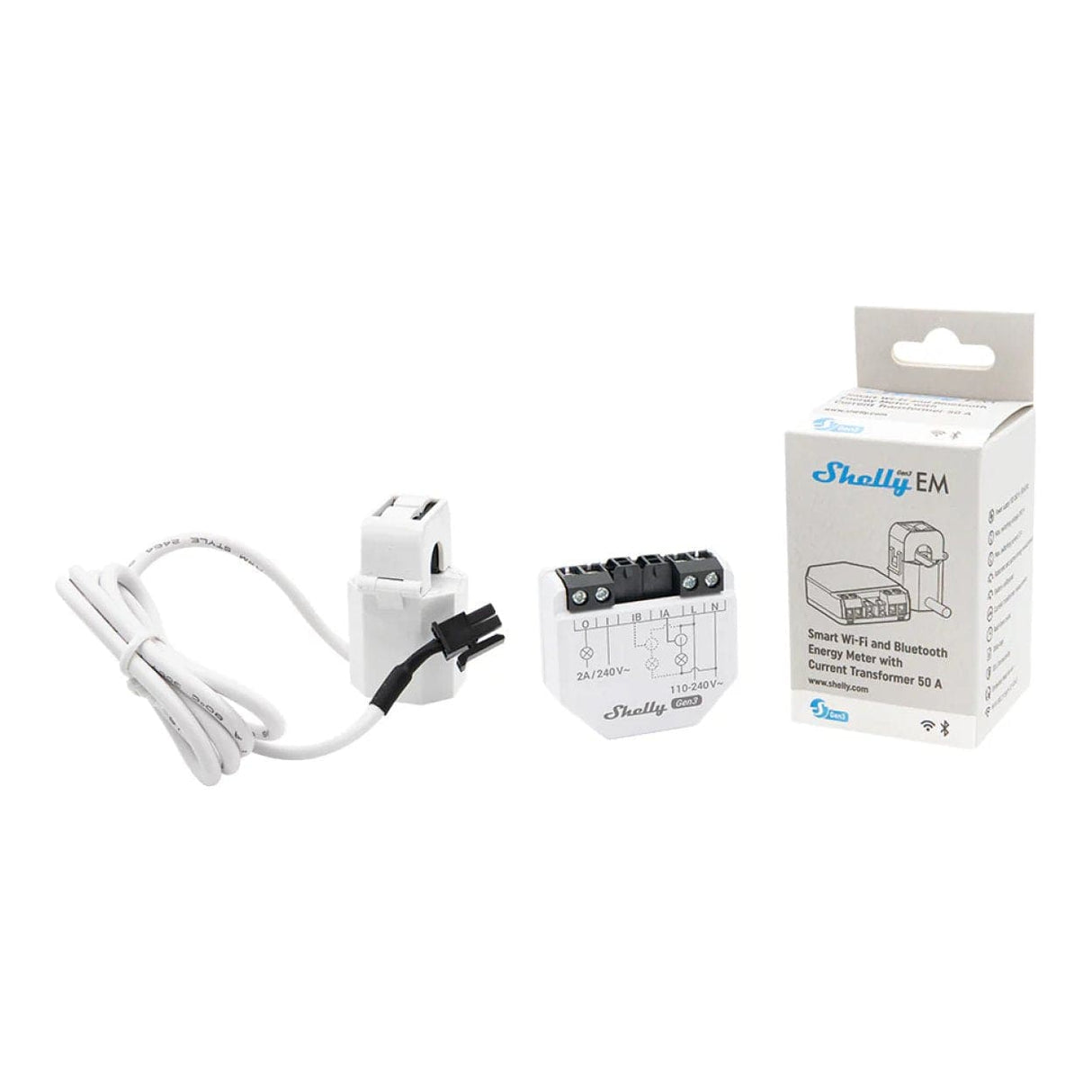 Shelly EM Gen3 50A Smart Single-phase Energy Meter