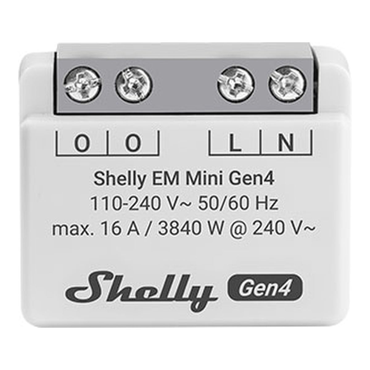 Shelly EM Mini Gen4 16A Compact Energy Meter with Multiprotocol Support
